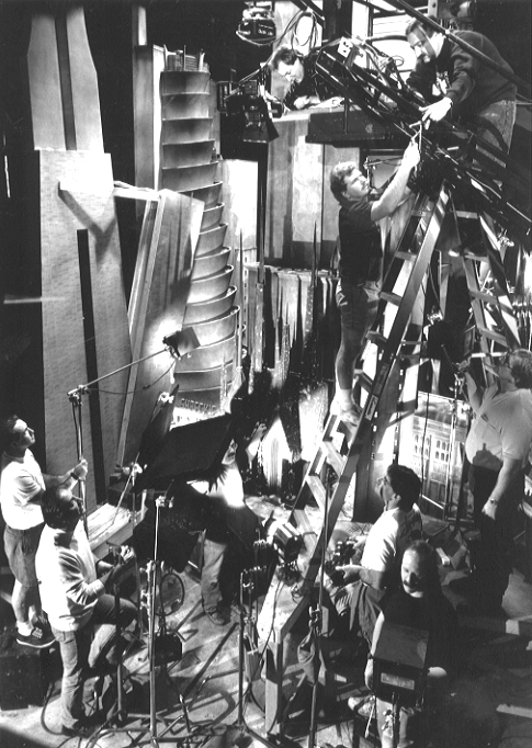 Batman II, Filming Gotham City models