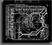 Multi-layer circuit layout, Bat Cave turntable controller